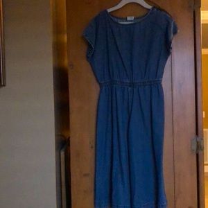 Cute girls jean jumpsuit